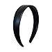1 Inch Wide Leather Like Headband Solid Hair band for Women and Girls
