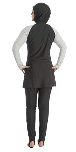 Beco Damen Muslimischer Badeanzug Wetsuit Wassersport Oberteil mit Hose Swimwear Burkini – Bild 3