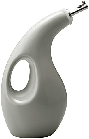 New Stoneware 24 Ounce Olive Oil Cruet Dispenser Bottle with Mixing Bowls Combo