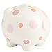 Beginnings by Enesco Big Polka Dot Piggy Bank, 7 inches, Pink