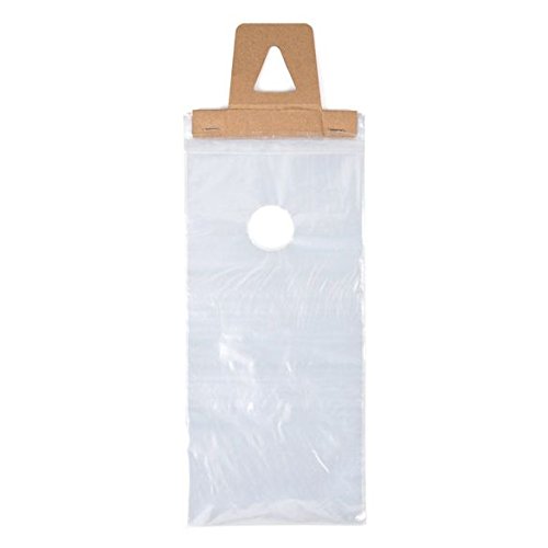 ClearBags 6 x 9 Door Hanger Bags (100 Bags) for Door Knob Flyers