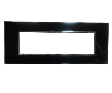 Legrand Arteor 8M Mirror Black Plate