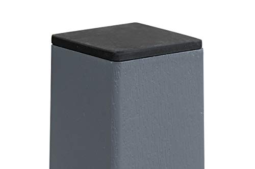 DesignByIntent Polypropylene Shower Stool in Gray