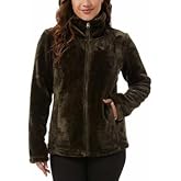 32 Degrees Heat Women Soft & Cozy Plush Velvet Full Zip Jacket | Green, XXL