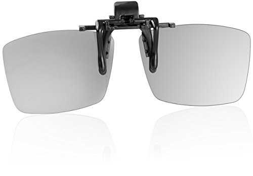 image for eDimensional ED 2 Pack CINEMA Clip-On 3D GLASSES For LG 3D TVs – Adu