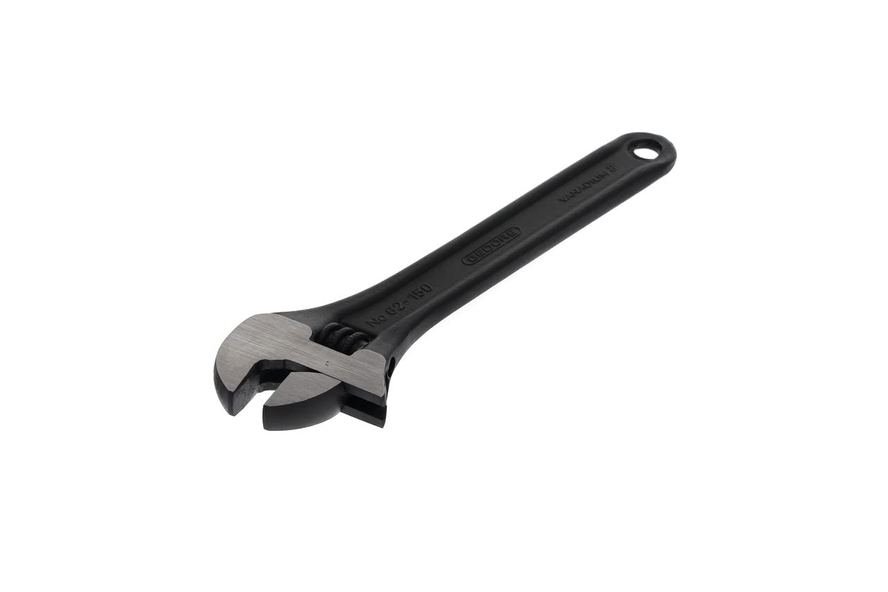 GEDORE Single Open-Ended Adjustable Spanner, AF 20 mm (25/32"), Swedish Pattern, Phosphated, Industrial Version, 62 P 6
