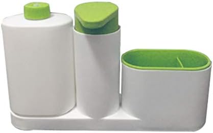 ソープ シャンプー用ディスペンサー コンパクトソープポンプキッチン洗剤容器浴室シャンプーボトル液体石鹸自動手洗い皿ディスペンサー ソープ シャンプー用ディスペンサー Color Green Teamdriven Us