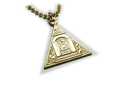 Pyramid Triangle All Seeing Eye Lodge Freemason Masonic Cuff Links Cufflinks Set