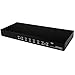 StarTech.com 8 Port VGA KVM Switch - 1U Rack Mount - USB PS/2 KVM Switch with OSD - 1920 x 1440, TAA @60hz - KVM Video Switch (SV831DUSB)