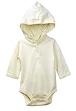 DorDor & GorGor ORGANIC Long Sleeve Onesies, Cotton, Unisex Baby Hoodie