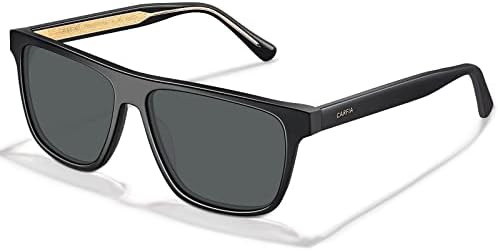 H2Optix Polarized Rectangular Sunglasses with Anti-Salt Coating H2Optix Coronado Sunglasses Matt Tiger Shark, Brown Lens Cat  main image 4