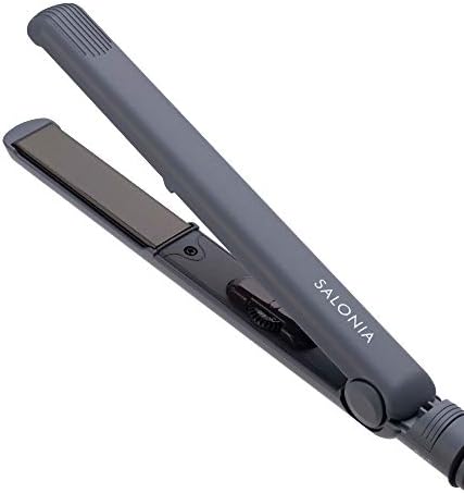 SALONIA SL-004SGR Salonia Straight Hair Iron, Gray, 0.9 inches (24 mm), Iron, Appliances, Beauty Cosmetics, Hair Care, Up to 80°F (230°C), Professional Specifications
