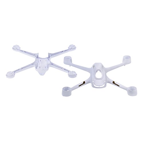 YSHESS Hubsan H501S X4 RC Brushless Quadcopter Frame Body Fuselage Spare Parts White As Crash Pack Replacement - Thumbnail 4