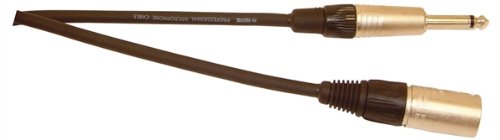 Electrovision 6 35mm Jack Plug To 3 Pin Xlr Line Socket, Black