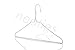 Neaties USA Made Heavy Duty White Vinyl Wire Clothes Hangers, 60pk