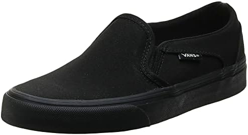 vans asher black womens