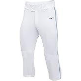 Nike Mens Team Vapor Select High Piped Pants, White/Blue, XX-Large