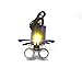 OUBO Brand 3W Surgical LED Headlight w/Filter with 3.5X Binocular Loupes Magnifier Black