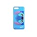 Blue Stitch Leather Case with Card Holder Stand for iPhone 7 Plus / 8 Plus 7+ 8+ 7Plus 8Plus Large Size Disney Cartoon Protective Pratical Shockproof Cute Lovely Chic Gift Kids Boys Girls Little Girls
