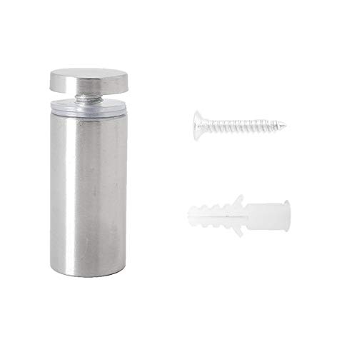 Osring 1 x 3-1/5 Inch Sign Standoff Screws Hardware, Stainless Steel Wall Standoffs Mounting Acrylic Board, Glass Panel and Plexiglass Picture, 8 Pack - Thumbnail 3