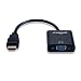 gofanco Active HDMI to VGA Converter (Black) - Male to Female with Micro USB Power Cable for HDMI Enabled desktops and laptops to Connect to VGA displays (HDVGA)