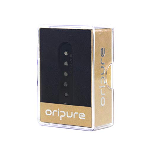 OriPure Hot Strat Single Coil Pickup Vintage Staggered Alnico 5 Pickup Black Cover - Middle Position