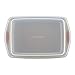 Rachael Ray Cucina Nonstick Baking Pan With Lid and Grips/ Nonstick Cake Pan With Lid and Grips, Rectangle - 9 Inch x 13 Inch, Brown