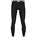 adidas Men's Baselayer Climalite UPF Pants Underwear (1-Pack), Black, MEDIUM