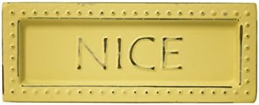 Die Cuts With A View Embossed Magnet Dot Nice, Cream