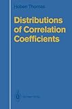 Distribution of Correlation Coefficients, Thomas, H., 0387968636