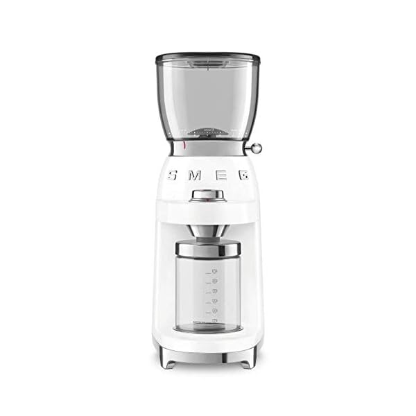 SMEG Molinillo de café CGF01WHEU Linea Europea 220v | Blanco