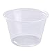 Disposable Souffle Portion Plastic Cups - Made in Canada - 4 Oz Clear Food Storage Condiments Container Perfect for Sauces Dips Salsa or Other Food Samples (Pack of 200)