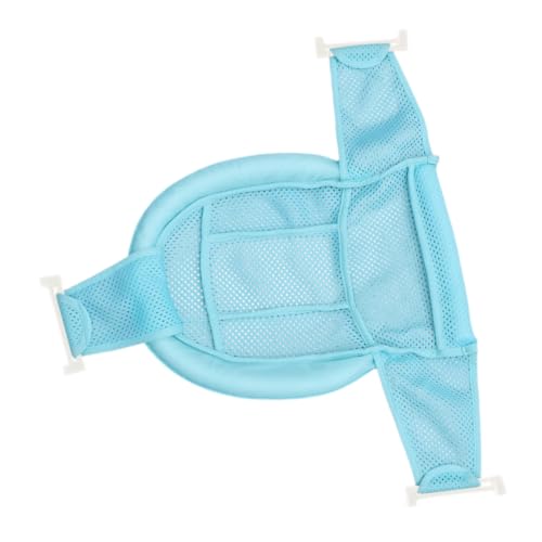 DECHOUS 2pcs Adjustable Non-Slip Boy Girl Bath Seat Support with Breathable Mesh Soft Cushion for Newborns and Toddlers Compatible with Standard Bathtubs