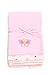Spasilk Baby-Girls Newborn 3 Pack 100% Cotton Burp Cloths, Pink,One Size, (BC 007)