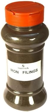 Iron filings, with Shaker, Lead Free, 1/2 lb (227g)