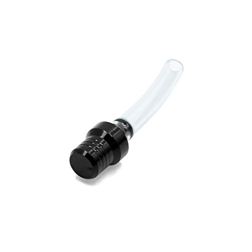 Pack of 5 Gas Fuel Tank Cap Valve Vent Breather Hose Tube For Motorcycle ATV Dirt Pit Bike (Black)