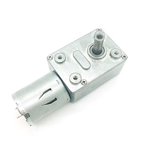 BRINGSMART 24V 5rpm DC Worm Gear Motor 70kg.cm Self-locking Reversed Mini Turbine Geared Motor For Diy Robot Rotating Table Door Lock Curtain Machine BRINGSMART 24V 5rpm DC Worm Gear Motor 70kg.cm Self-locking Reversed Mini Turbine Geared Motor For Diy Robot Rotating Table Door Lock Curtain Machine