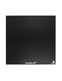 Wisamic   Cama calefactable 3D para impresora Creality Ender 3, 9.252 x 9.252 x 0.157 in, plataforma de impresora 3D mejorada de vidrio templado