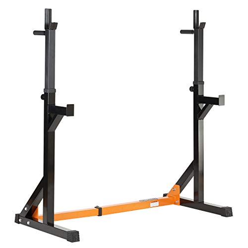 Mirafit Adjustable Squat Rack with Dip Bars
