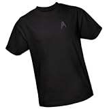 Command Emblem On Black — Star Trek Into Darkness Adult T-Shirt, Large, Online Clothing Store