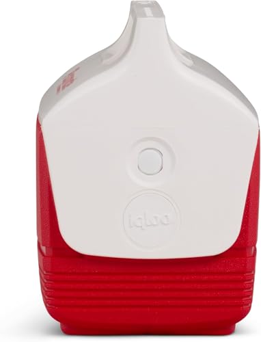 Igloo Playmate Elite - Tragbare Passive Kühlbox 15L - Getränke Kühlbox - Hält Eiswürfel Tagelang Gefroren - Kühlbox für Sport, Picknick - Rot/Weiß 4