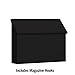 Salsbury Industries 4610BLK, Black Traditional Mailbox, Standard, Horizontal Style