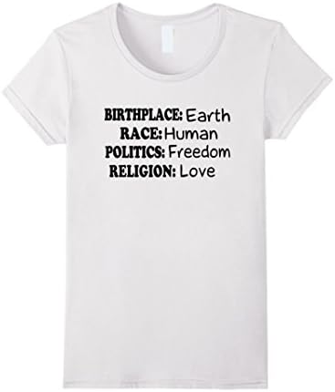 Womens Birth Place Earth Race Human Politics Freedom Love Large White