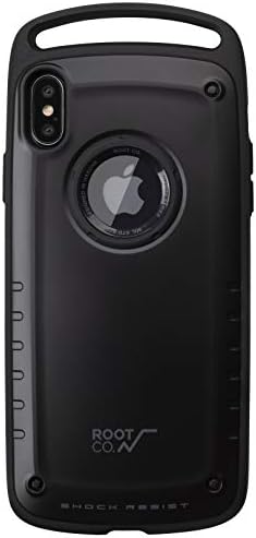 ROOTCO. iPhone Xs Max Case Gravity Shock Resist, Feather-Light Rugged Military Drop-Tested iPhone Case[Black(mat)]