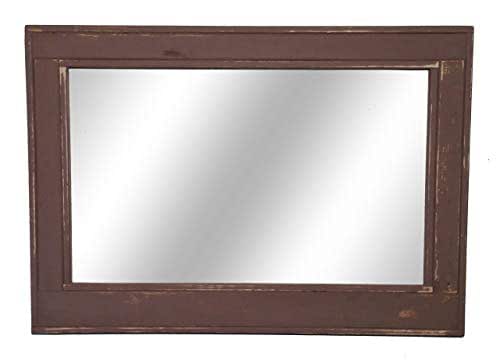 Amazon.com: Herringbone Reclaimed Wood Framed Mirror, Available in 4