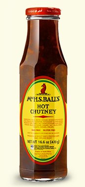 Mrs H.S. Ball's HOT Chutney - 16.6 oz Glass Bottle