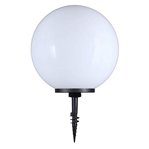 Kugelleuchte 50 cm Ø | weiße Gartenlampe, Außenleuchte, schöne Deko für Innen & Außen, Gartenbeleuchtung, Gartenkugel… – Bild 4