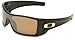 Oakley Men's OO9101 Batwolf Rectangular Sunglasses, Polished Black & Gold Ghost Texture/Tungsten Iridium Polarized, 27 mm