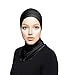 Ninja Cotton Jersey Inner Neck Under Scarf for Hijabs Black