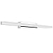 YHTlaeh Vanity Light 16W 23.88inches LED 4000K Natural White Acrylic Chrome Rectangle Tube for Bathroom Vanity Light Bedroom
